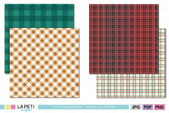 Holiday patterned papers for memory keeping projects