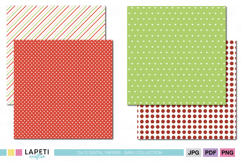 red and green scrapbook paper for crafts