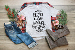 Digital file design showing sarcastic Christmas saying for apparel or gifts