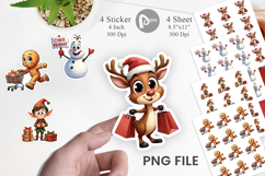 Holiday Shoppers Sticker Product Image 1
