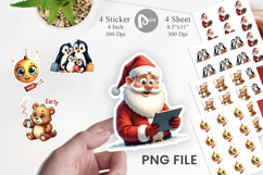 Holiday Shoppers Sticker Product Image 1