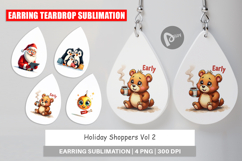 Holiday Shoppers Earring Product Image 1