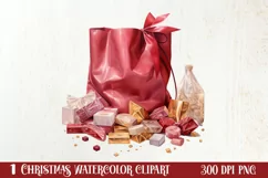 Holiday Shopping Clipart Sublimation, Christmas Shopping PNG Product Image 1