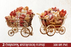Holiday Shopping Clipart Sublimation, Christmas Shopping PNG Product Image 1