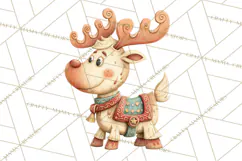 Christmas Sleighs Clipart PNG, Holiday Vehicles & Reindeer Product Image 3