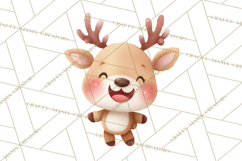 Christmas Sleighs Clipart PNG, Holiday Vehicles &amp; Reindeer Product Image 4