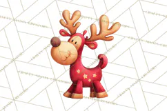 Christmas Sleighs Clipart PNG, Holiday Vehicles & Reindeer Product Image 2