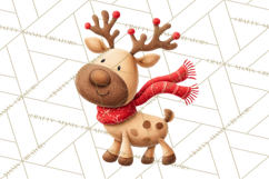 Christmas Sleighs Clipart PNG, Holiday Vehicles &amp; Reindeer Product Image 5