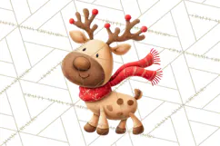 Christmas Sleighs Clipart PNG, Holiday Vehicles & Reindeer Product Image 5