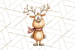 Christmas Sleighs Clipart PNG, Holiday Vehicles &amp; Reindeer Product Image 2