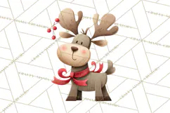 Christmas Sleighs Clipart PNG, Holiday Vehicles & Reindeer Product Image 4