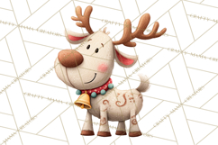 Christmas Sleighs Clipart PNG, Holiday Vehicles &amp; Reindeer Product Image 5