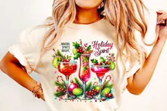 Making Spirits Bright PNG, Holiday Spirit PNG, Christmas PNG Product Image 1