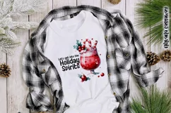 Christmas Wine Bring the Whole Bottle JPG | PNG Sublimation Product Image 2