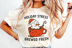 Funny Sarcastic Christmas Illustration, Sublimation PNG. Product Image 3