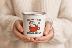Funny Sarcastic Christmas Illustration, Sublimation PNG. Product Image 2