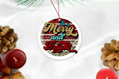 Retro Merry and Bright Sublimation I Holiday Sublimation 