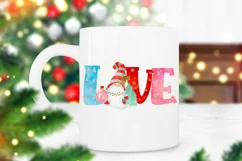 Christmas Gnome Love Sublimation I Holiday Sublimation Design Ideas