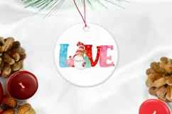 Christmas Gnome Love Sublimation I Holiday Sublimation Design Ideas