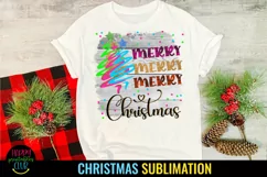Merry Merry Christmas Sublimation I Holiday Sublimation Idea