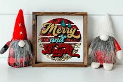 Retro Merry and Bright Sublimation I Holiday Sublimation 
