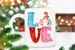 Christmas Gnome Love Sublimation I Holiday Sublimation Ideas