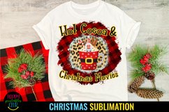 Hot Cocoa and Christmas Movies Sublimation I Christmas PNG