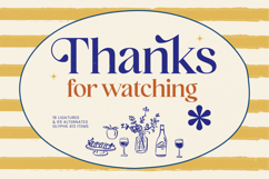 Holiday Sunset - Elegant Display Serif Font Product Image 20