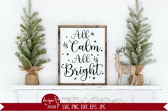All is Calm, All is Bright, Christmas Designs Product Image 1