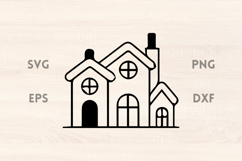 Holiday Town SVG Product Image 1