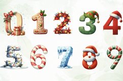 Holiday Typeface And Alphabet Clipart Product Image 5