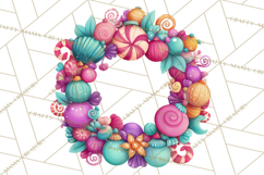 Christmas Wreaths Clipart PNG, Cute Cartoon Holiday Objects Product Image 3