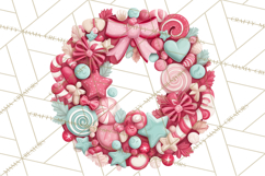 Christmas Wreaths Clipart PNG, Cute Cartoon Holiday Objects Product Image 4