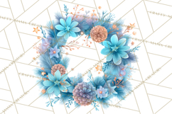 Christmas Wreaths Clipart PNG, Cute Cartoon Holiday Objects Product Image 5