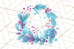 Christmas Wreaths Clipart PNG, Cute Cartoon Holiday Objects Product Image 4