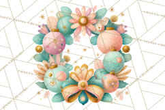 Christmas Wreaths Clipart PNG, Cute Cartoon Holiday Objects Product Image 5
