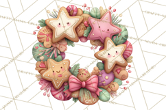 Christmas Wreaths Clipart PNG, Cute Cartoon Holiday Objects Product Image 4