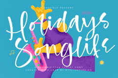 Holidays Songlife - Handwritten Script Font Product Image 1