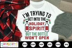 I'm trying to get into the holiday spirit Christmas SVG Product Image 1