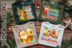 Holiday Spirit-Christmas Sublimation/DTF Clipart Product Image 1