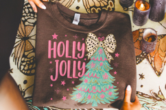 Holly Jolly PNG, Merry Christmas PNG, Holiday PNG, Xmas PNG Product Image 2