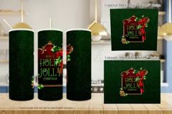 Have a Holly Jolly Christmas 20oz Tumbler Sublimation Product Image 2
