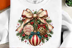 Holly Jolly Christmas Ornaments PNG Product Image 2