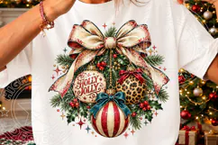 Holly Jolly Christmas Ornaments PNG Product Image 3