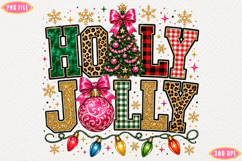 Holly Jolly Christmas PNG Product Image 1