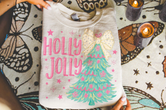 Holly Jolly PNG, Merry Christmas PNG, Holiday PNG, Xmas PNG Product Image 4