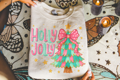 Holly Jolly PNG, Merry Christmas PNG, Holiday PNG, Xmas PNG Product Image 4