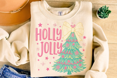 Holly Jolly PNG, Merry Christmas PNG, Holiday PNG, Xmas PNG Product Image 5