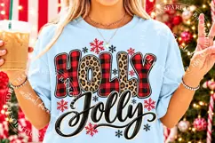 Holly Jolly PNG, Preppy Merry Coquette Christmas PNG Product Image 2