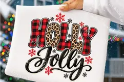 Holly Jolly PNG, Preppy Merry Coquette Christmas PNG Product Image 4